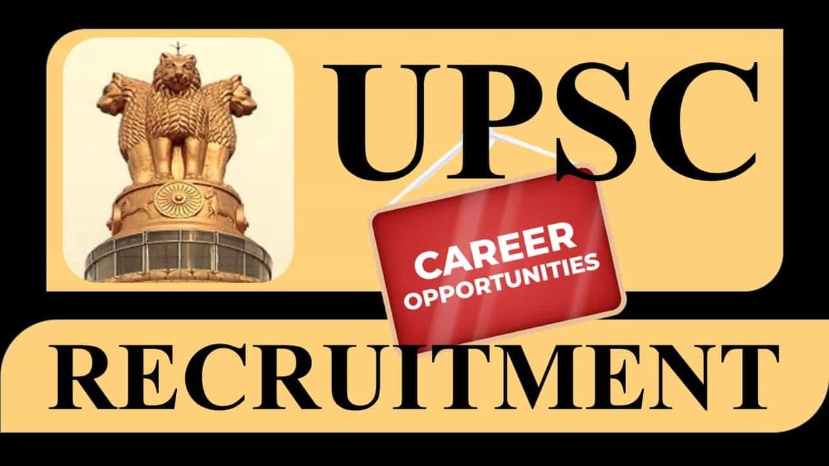 UPSC Recruitment 2023: Pay Level 10, Check Post, Eligibility and Last Date to Apply