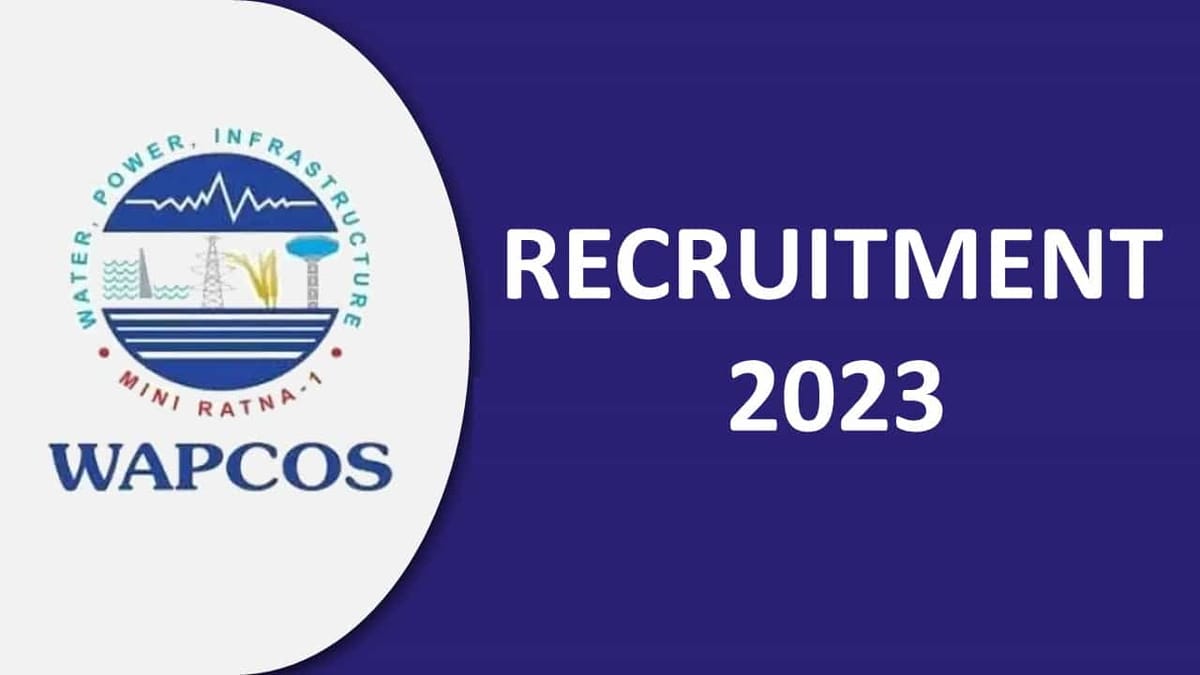 WAPCOS Recruitment 2023: Monthly Salary 160000, Check Posts, Qualification, How to Apply