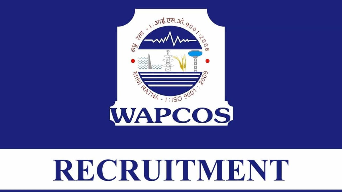 WAPCOS Recruitment 2023: 161 Vacancies, Salary up to 65000 pm, Check Posts, Qualification and How to Apply