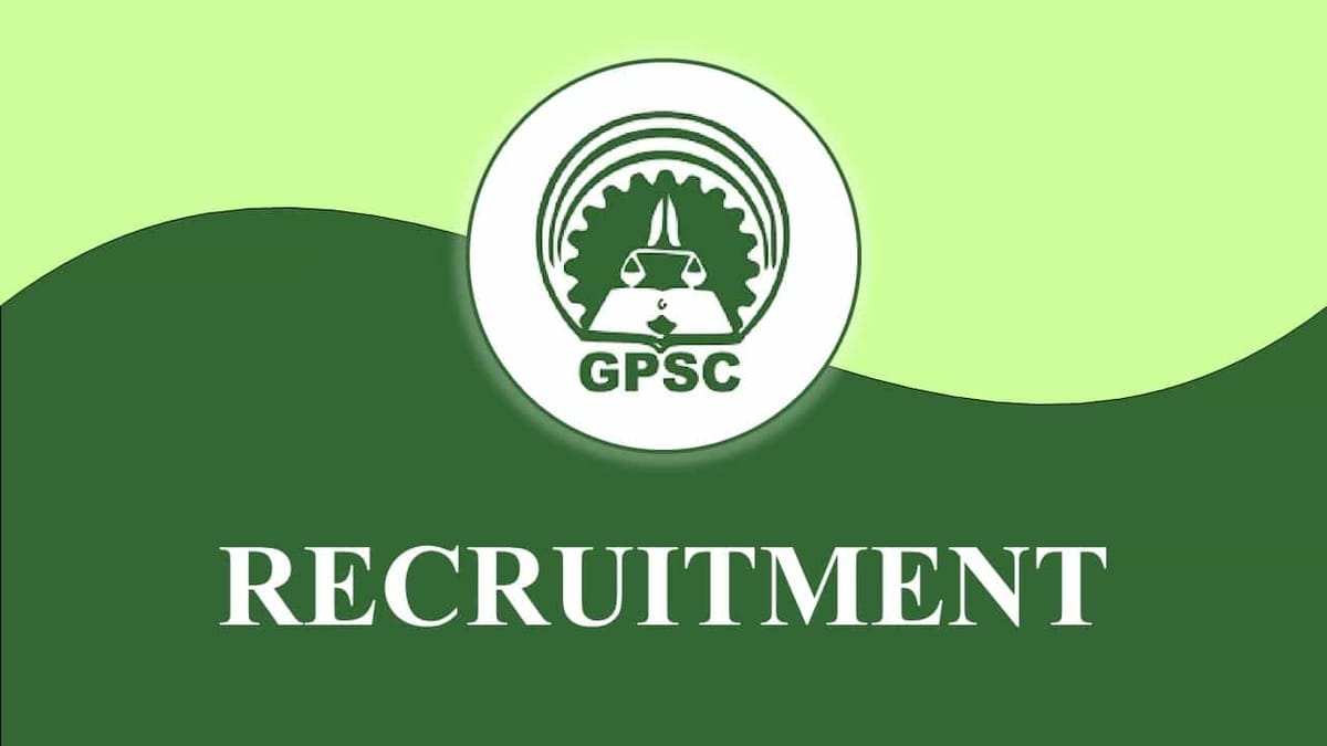 GPSC Recruitment 2023: Check Post, Eligibility and Other Vital Detail