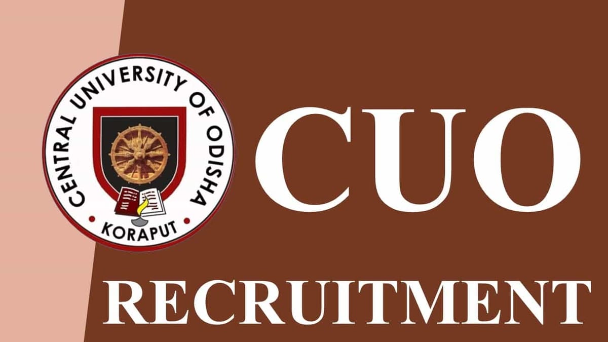 CUO Recruitment 2023 for 28 Vacancies: Check Post, Eligibility, Pay Scale and How to Apply