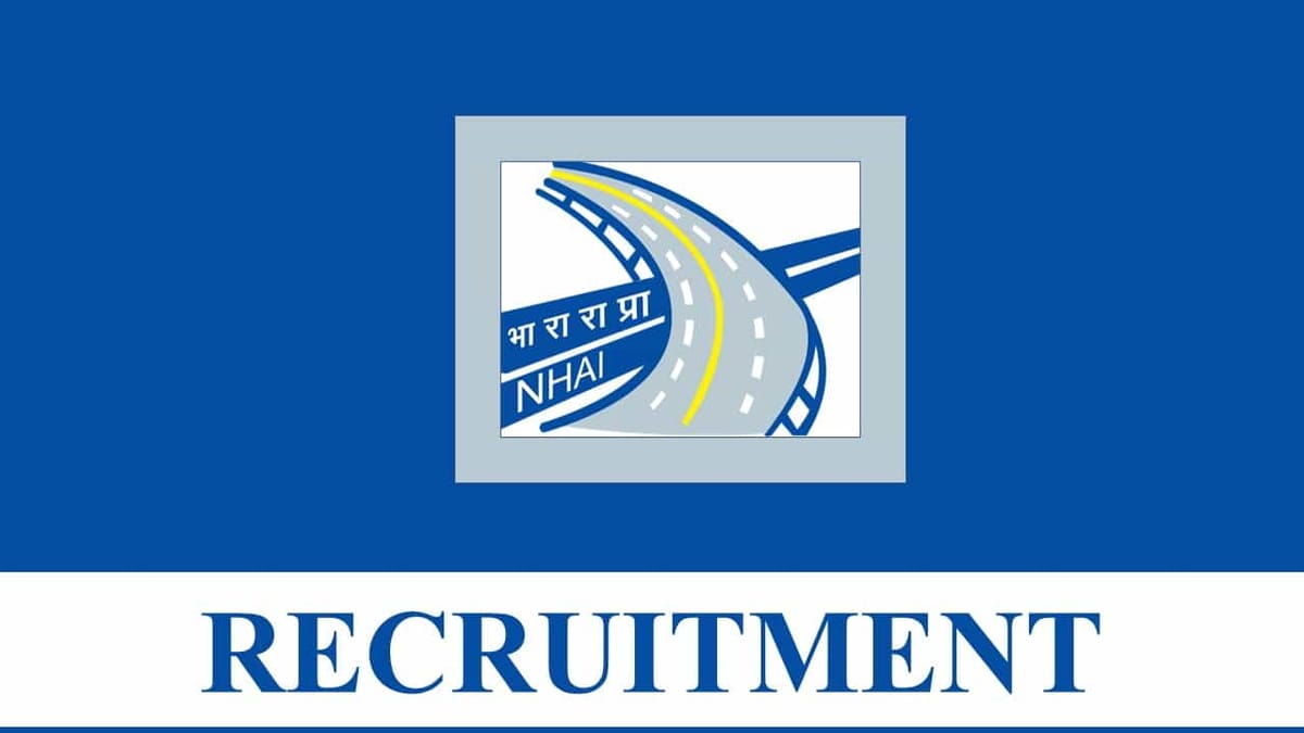 NHAI Recruitment 2023: Check Post, Qualification and Other Details 