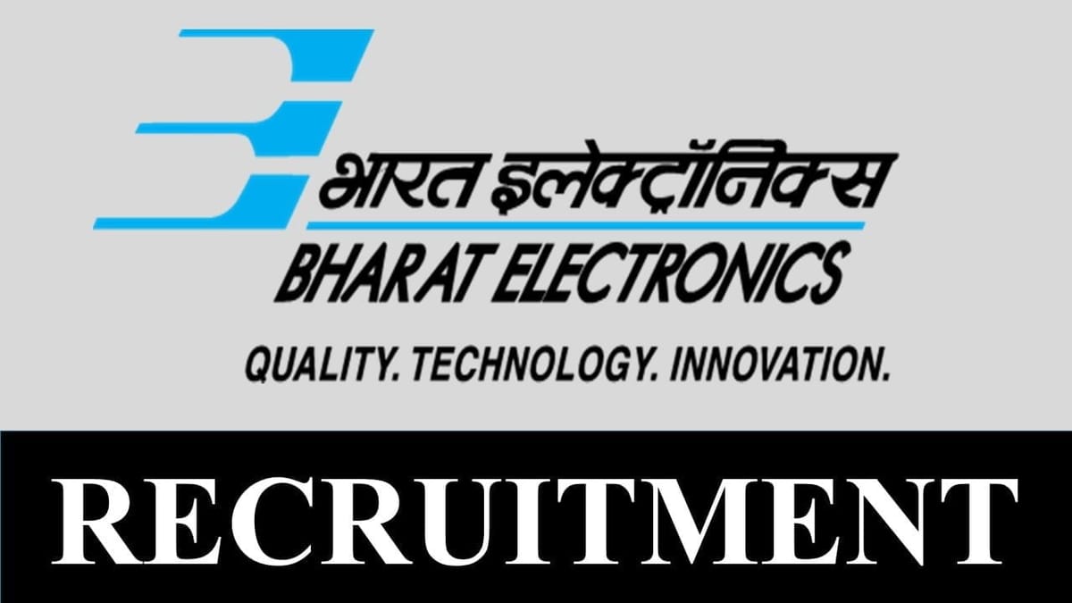 Bharat Electronics Recruitment 2023 for 09 Vacancies: Check Posts, Qualification, and How to Apply 