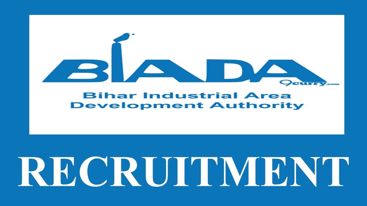 BIADA Recruitment 2023: Check Post, Eligibility, and Last Date to Apply