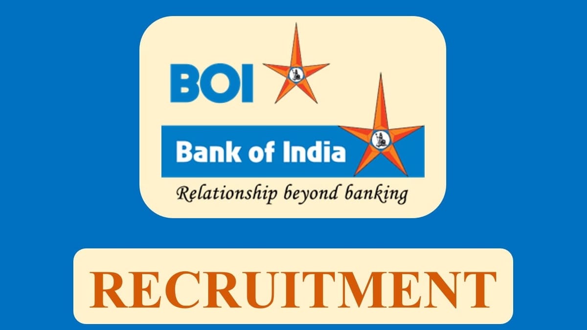 Bank of India Recruitment 2023 for FLC Counsellor: Check Vacancies, Qualification and Other Details