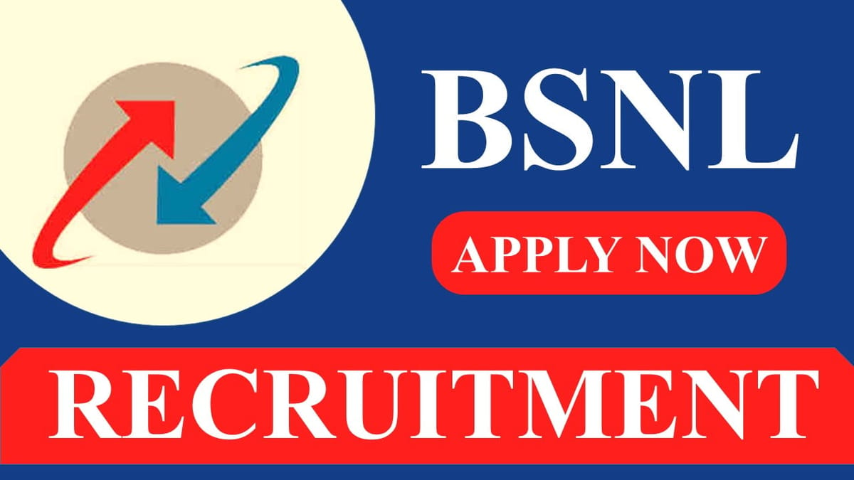 BSNL Recruitment 2023: Monthly Salary up to 100000, Check Post, Eligibility and How to Apply