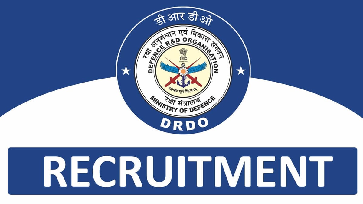 DRDO Recruitment 2023: Check Posts, Vacancies, Qualification, Eligibility, Other Details