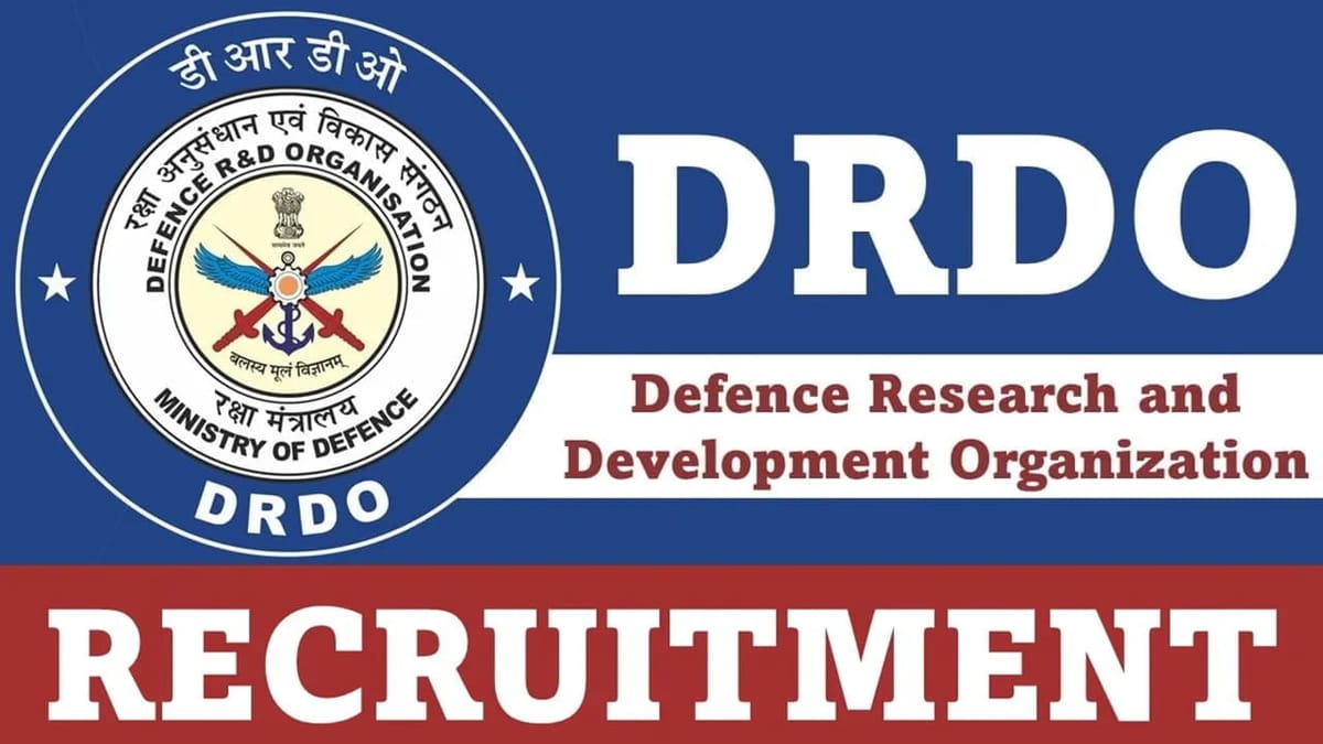 DRDO Recruitment 2023 for RA and JRF: Check Post, Age, Experience and How to Apply