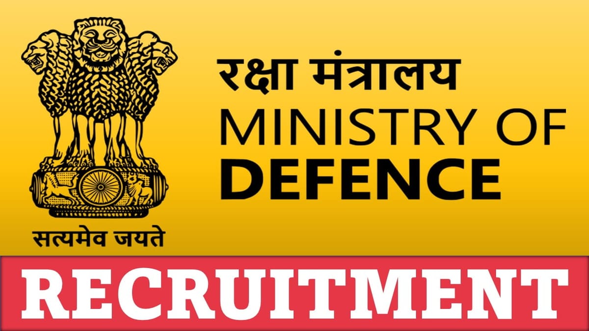 Defence Civilian Recruitment 2023 for 135 Vacancies: Check Post, Age, Qualification and How to Apply