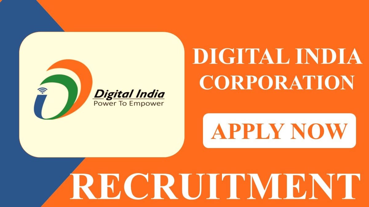 Digital India Corporation Recruitment 2023: Apply till Mar 03, Check Post, Qualifications, How to Apply