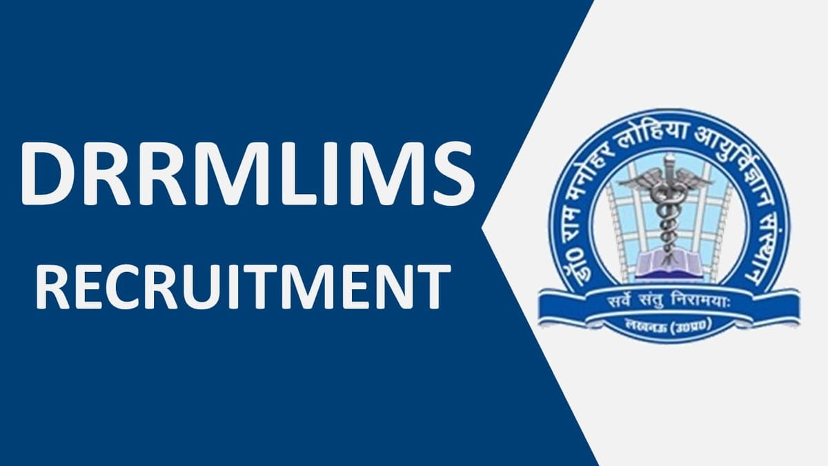 RMLIMS Recruitment 2023: Check Post, Qualification, Eligibility, and Other Important Details