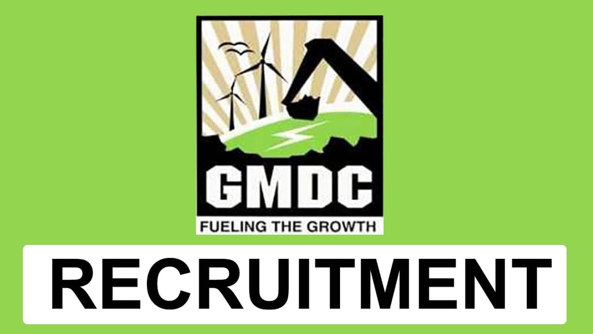 GMDC Recruitment 2023: Check Post, Eligibility, and Other Details