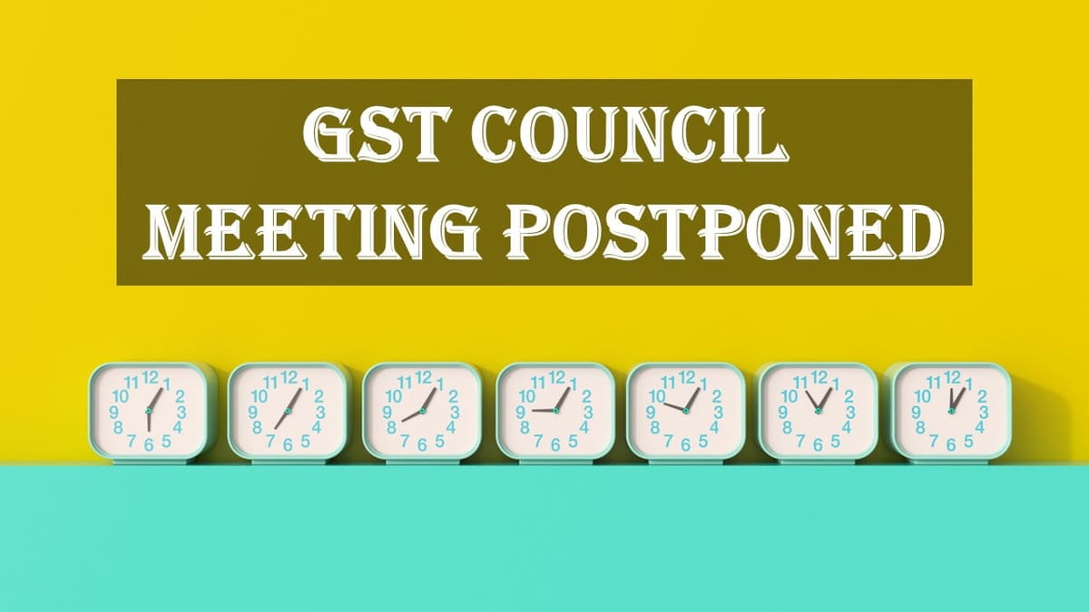 GST Council meeting postponed to First week of March amid Budget session