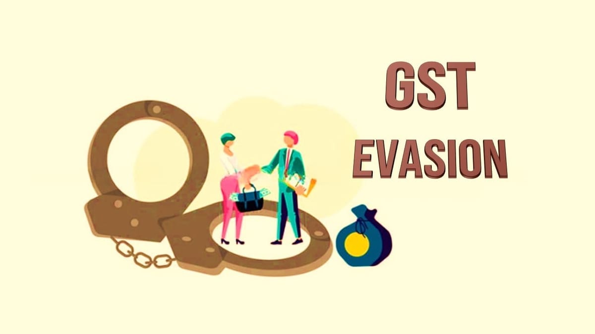 GST Evasion of Over Rs.20 Crore Detected; One Arrested