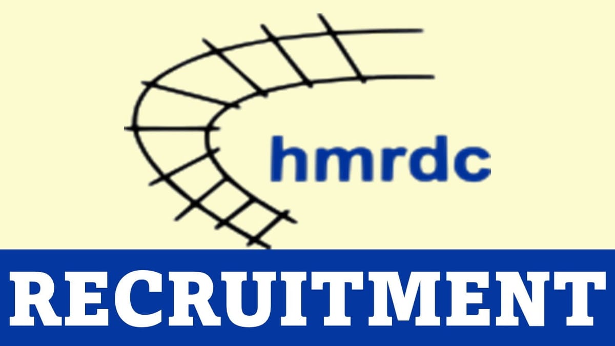 HMRDC Recruitment 2023: Check Posts, Qualification and How to Apply
