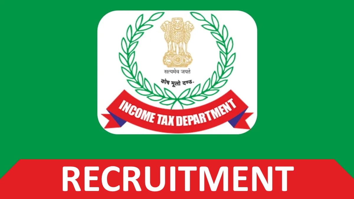 Income Tax Recruitment 2023: Check Posts, Qualification, Eligibility and How to Apply