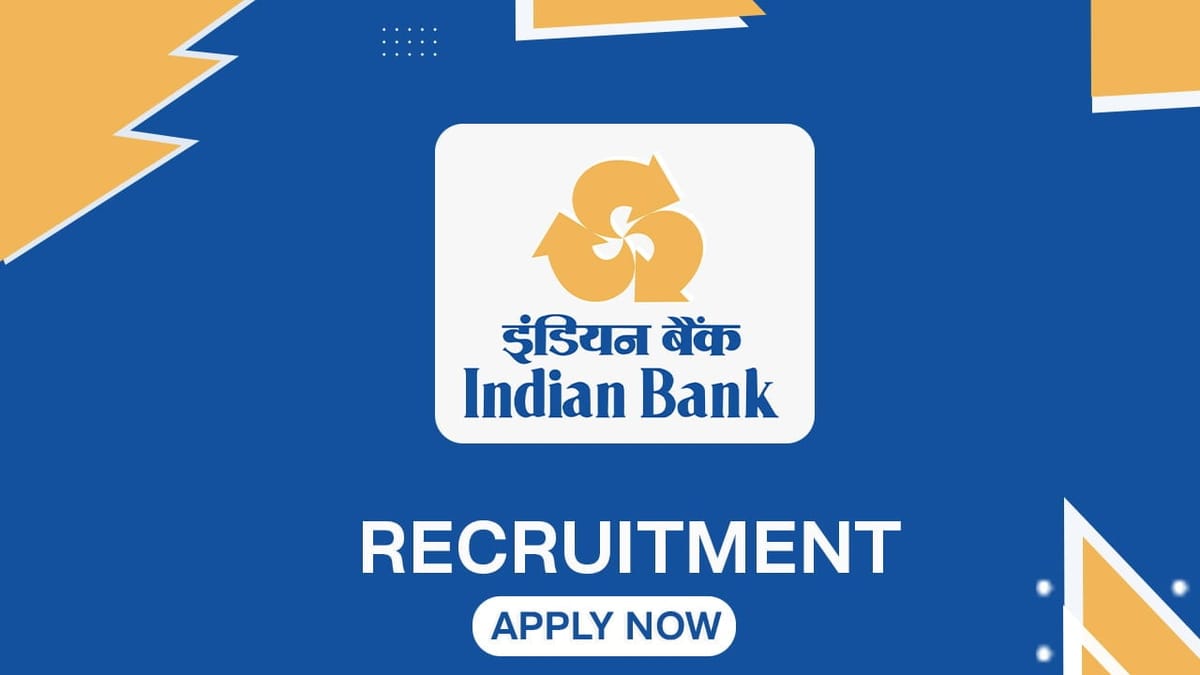 Indian Bank Recruitment 2023: 200+ Vacancies, Online Registration Started, Check Posts, Eligibility, How to Apply