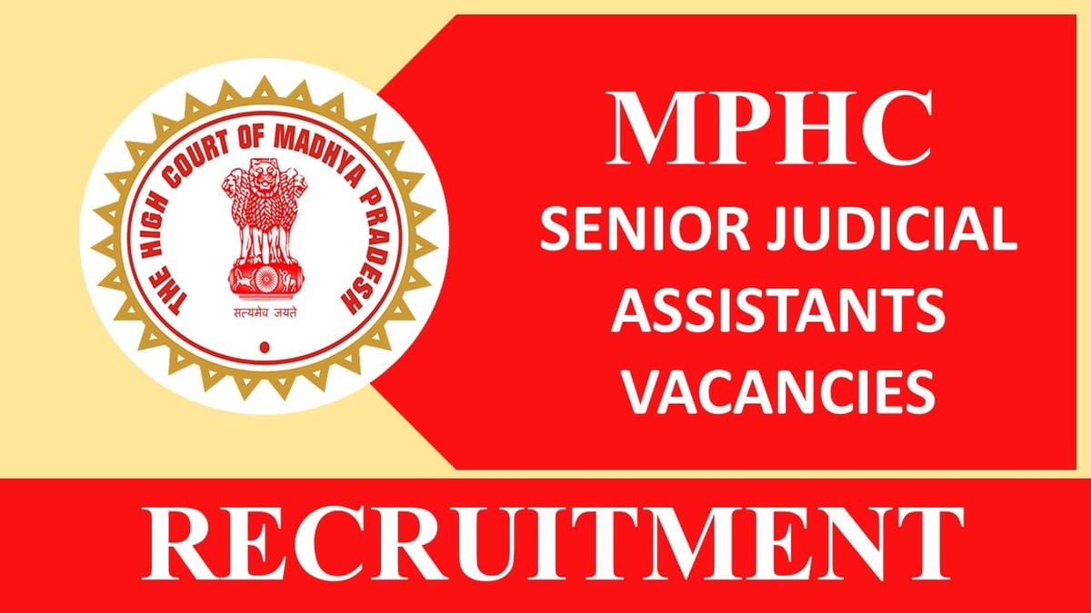 MPHC Recruitment 2023: Check Post, Eligibility and Last Date to Apply