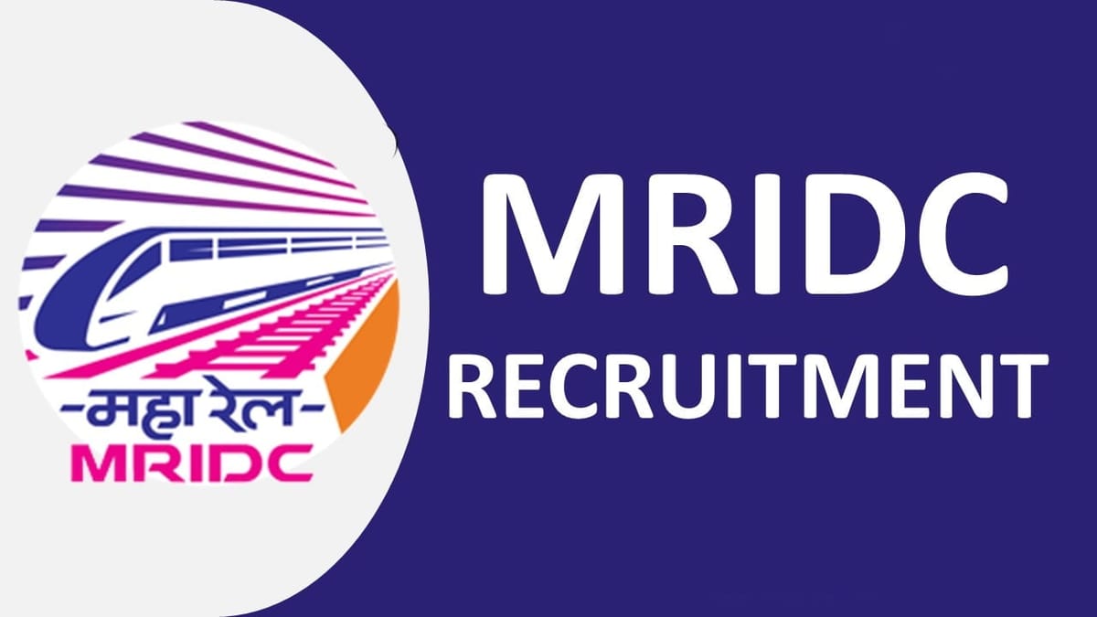 MRIDC Recruitment 2023: Check Post, Qualification, and Other Important Details