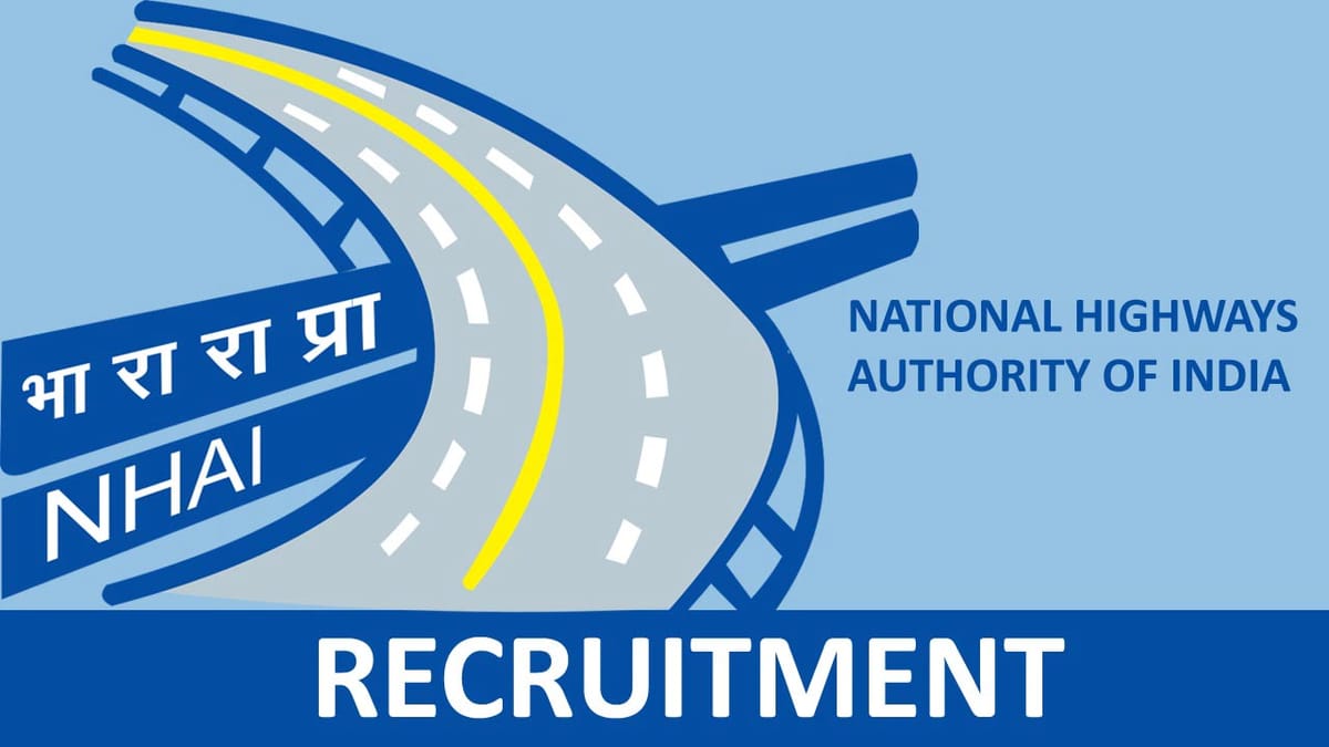 NHAI Recruitment 2023 for 10 Vacancies: Check Posts, Eligibility, and Other Details