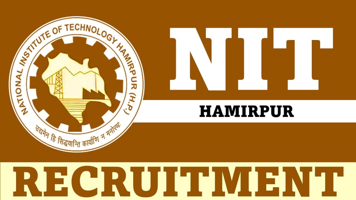 NIT Recruitment 2023 for 62 Vacancies: Monthly Salary 167400, Check Post, Age, Qualification, How to Apply