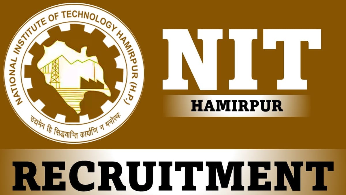 NIT Recruitment 2023: 62 Vacancies, Monthly Salary Upto 167400, Check Posts, Qualification, Other Details