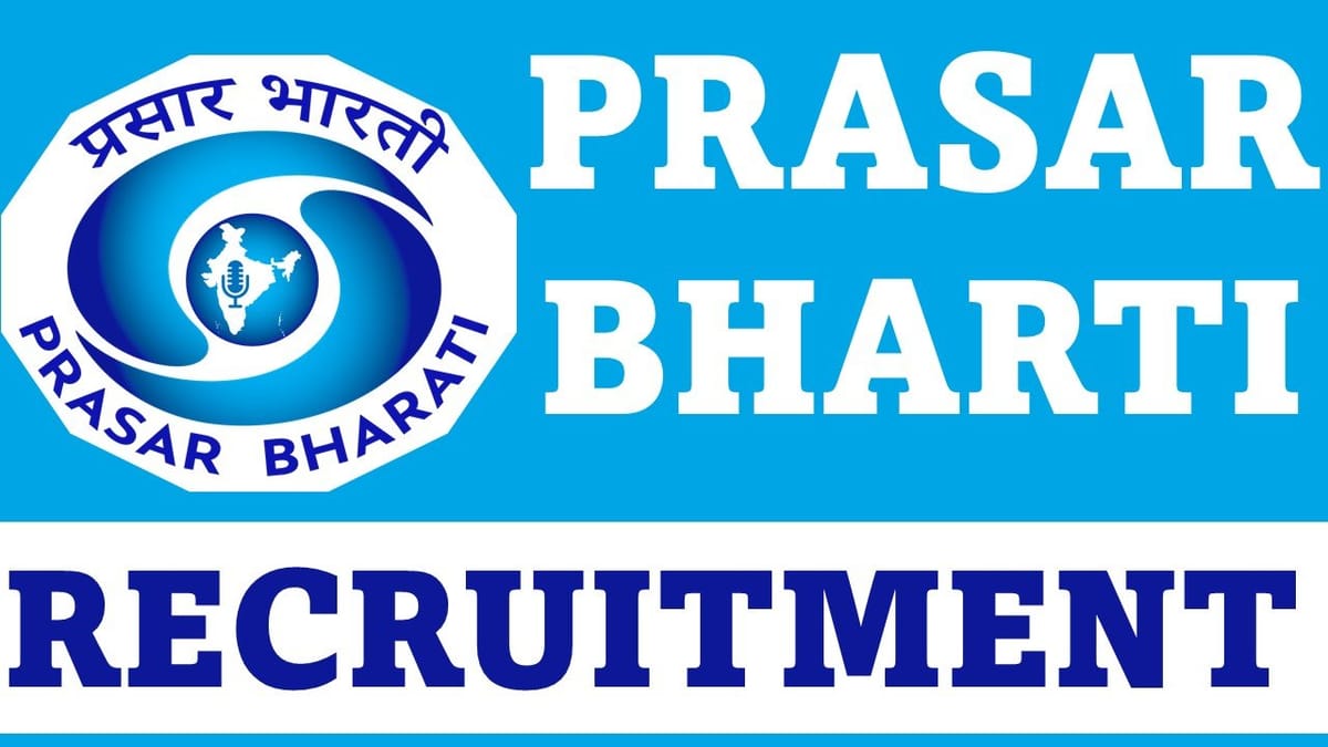 Prasar Bharati Recruitment 2023 for Sr. Associate/ Consultant: Check Qualification and Other Details