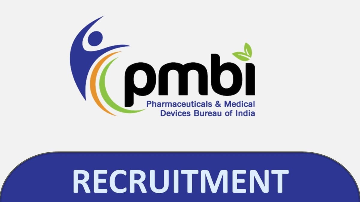 PMBI Recruitment 2023: Check Posts, Qualification, and How to Apply
