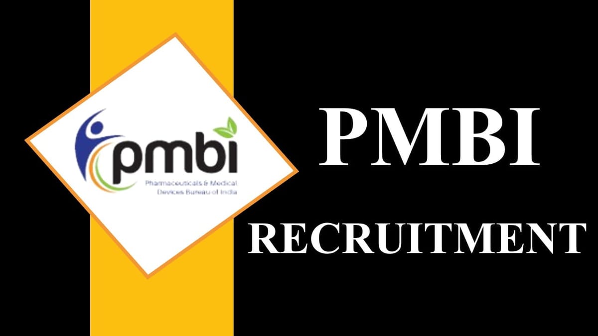 PMBI Recruitment 2023: Last Date Feb 20, Check Posts, Eligibility, Monthly Pay and How to Apply