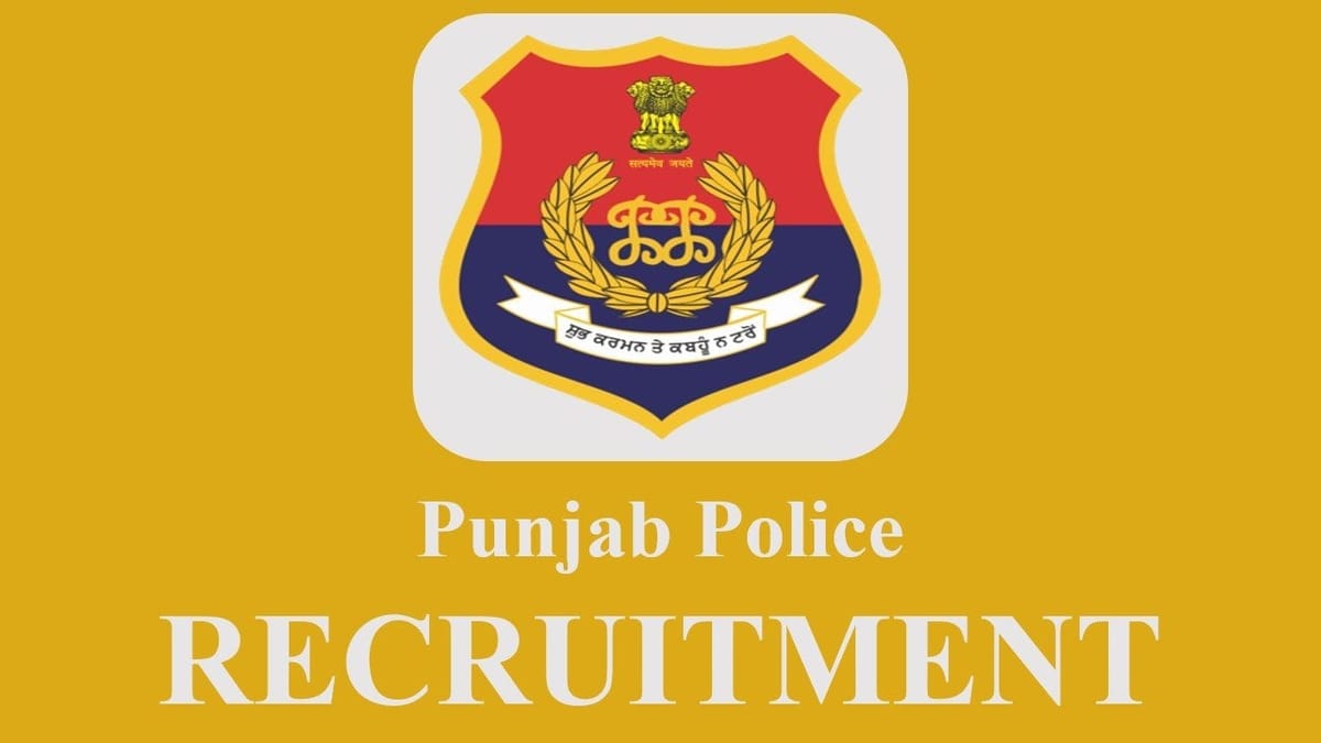 Punjab Police Constable Recruitment 2023 for 1746 Vacancies, Check Qualification, Salary and Other Details