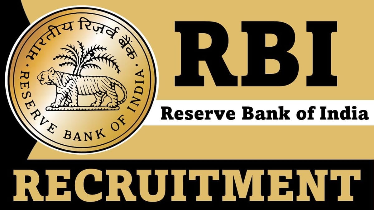 RBI Recruitment 2023: Check Post, Qualification, Salary and Other Details