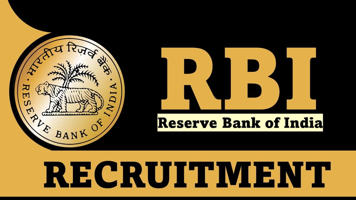 RBI Recruitment 2023 for Consultant: Check Post, Qualification and Other Details