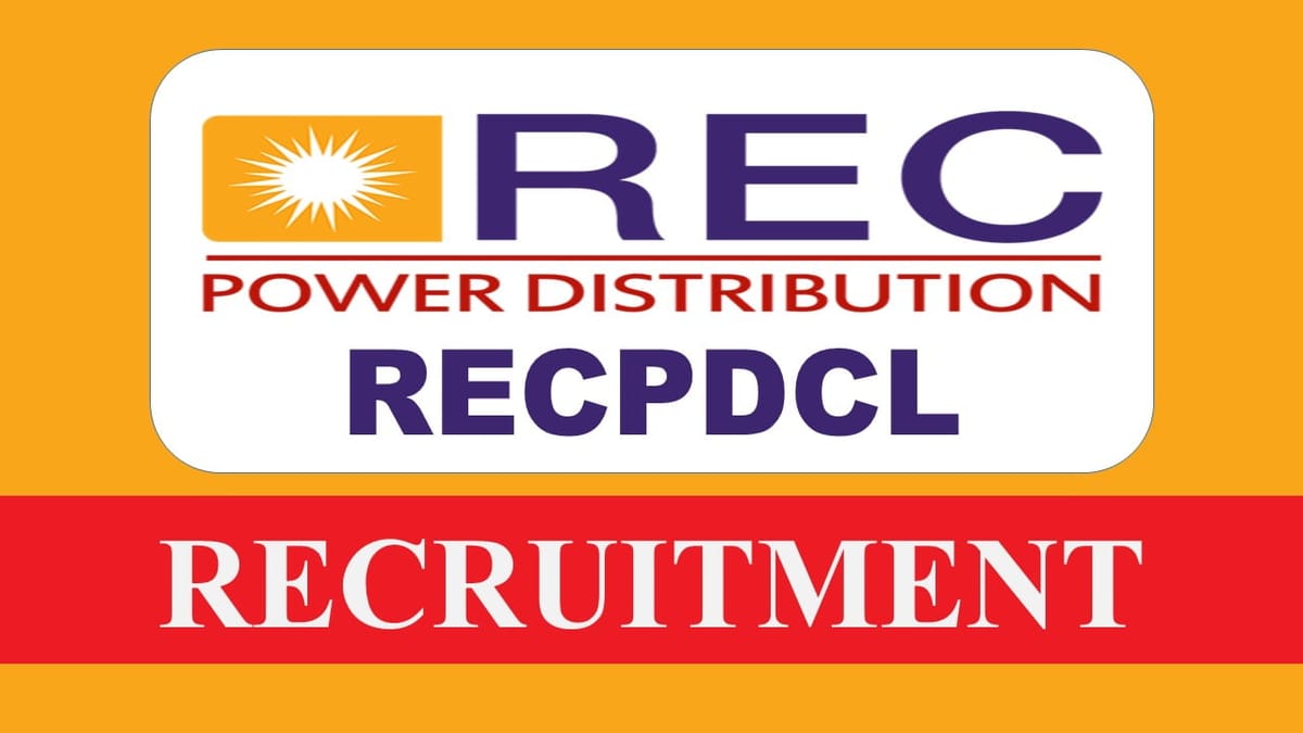 RECPDCL Recruitment 2023: Monthly Salary 135000, Check Pots, Eligibility, Age Limit and How to Apply