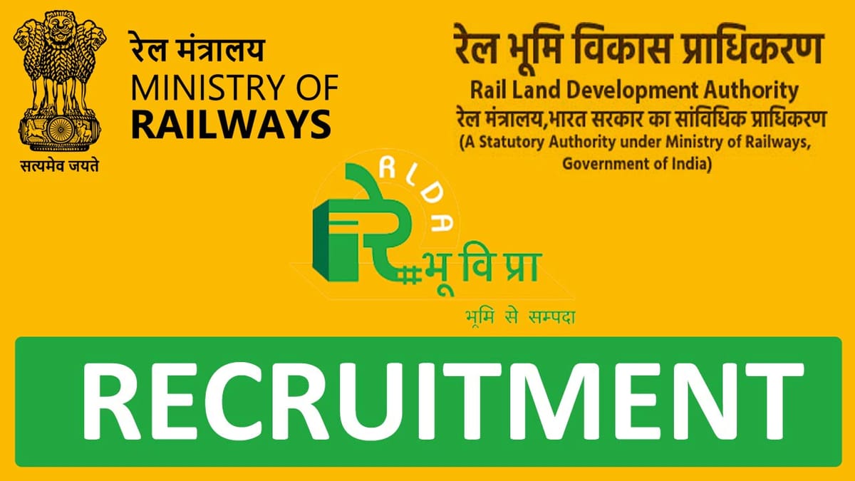 RLDA Recruitment 2023 for Chief Project Manager: Check Post, Pay Level, Qualification, and How to Apply