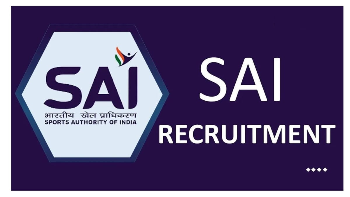 SAI Recruitment 2023: Monthly Salary upto 145000, Check Post, Qualification, Last Date, How to Apply