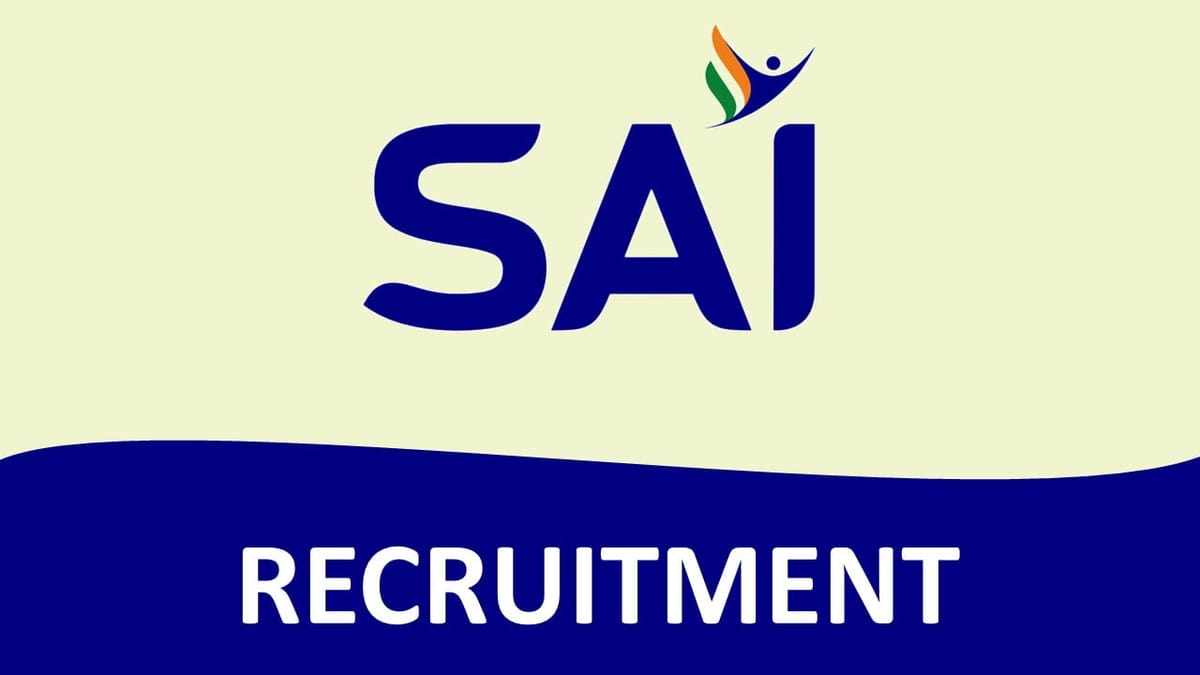 Sports Authority of India Recruitment 2023: Check Post, Qualification, and How to Apply