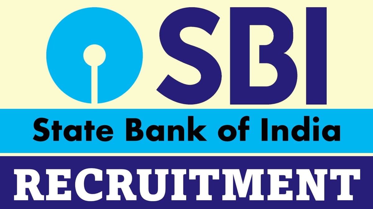SBI Recruitment 2023: Annual CTC 48 Lakhs, Check Posts, Qualification and Other Details