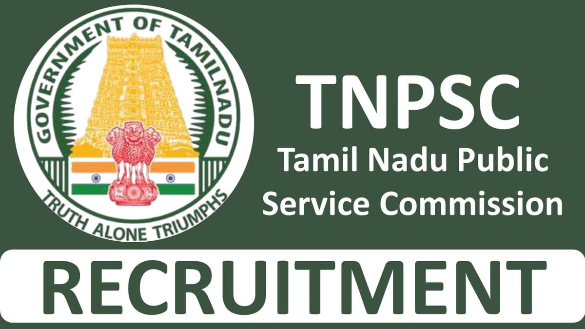 TNPSC Recruitment 2023: Check Post, Qualification and How to Apply