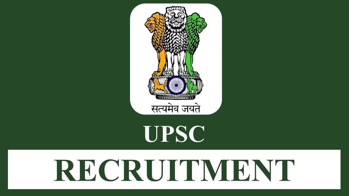 UPSC Recruitment 2023 for 1105 Vacancies: Check Qualification and Other Details