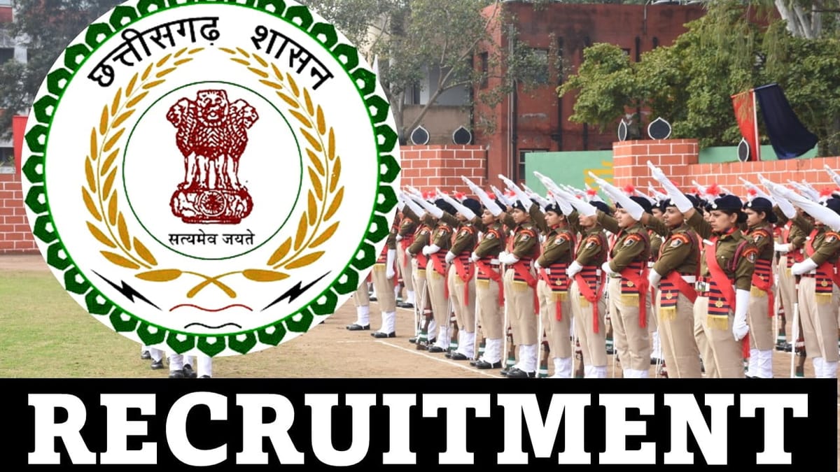 Chhattisgarh Police Recruitment 2023: Check Post Details, Qualification and How to Apply