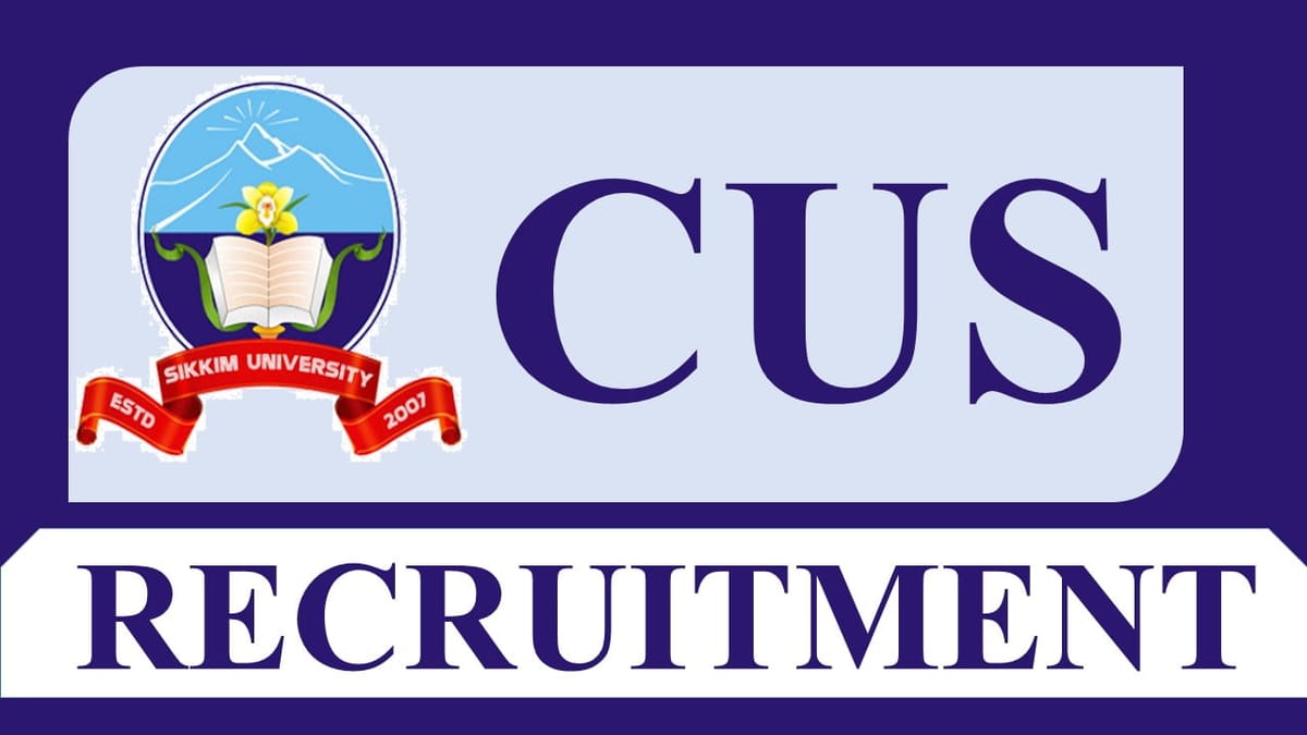 CUS Recruitment 2023: Monthly Salary Upt o 209200, Check Posts, Eligibility and How to Apply