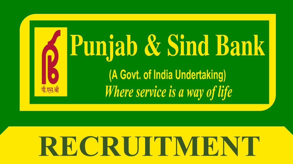 Punjab and Sind Bank Recruitment 2023: Check Post, Eligibility and How to Apply