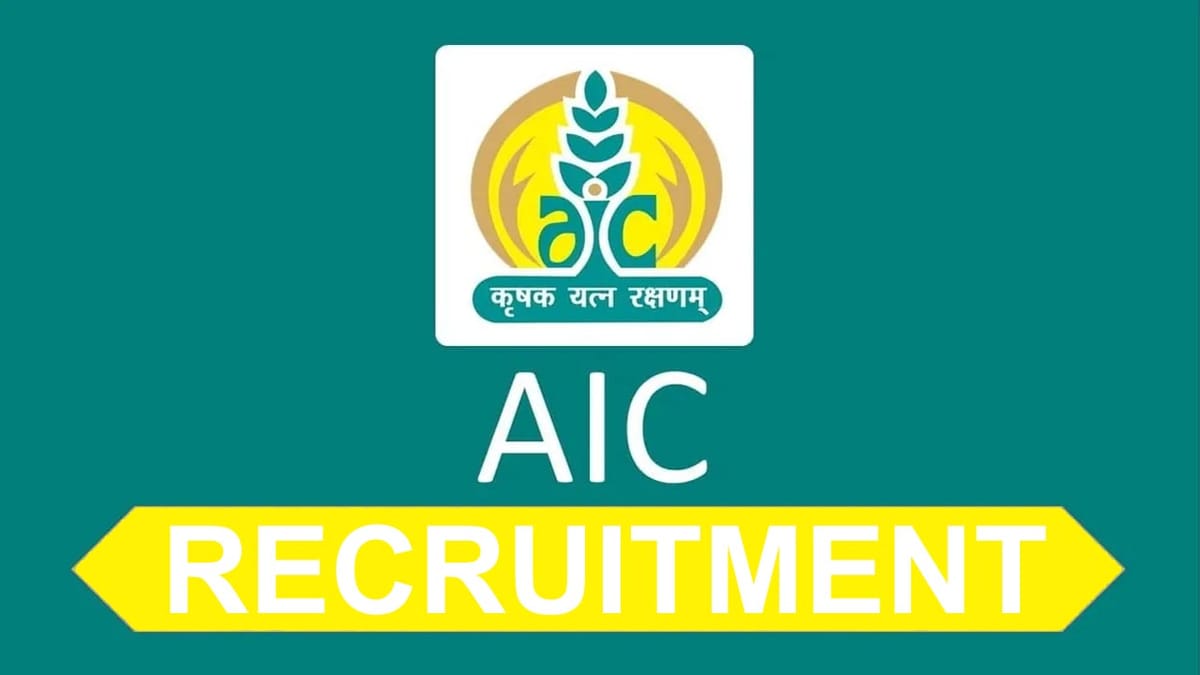 AIC Recruitment 2023: Check Posts, Qualification, Salary and Other Details
