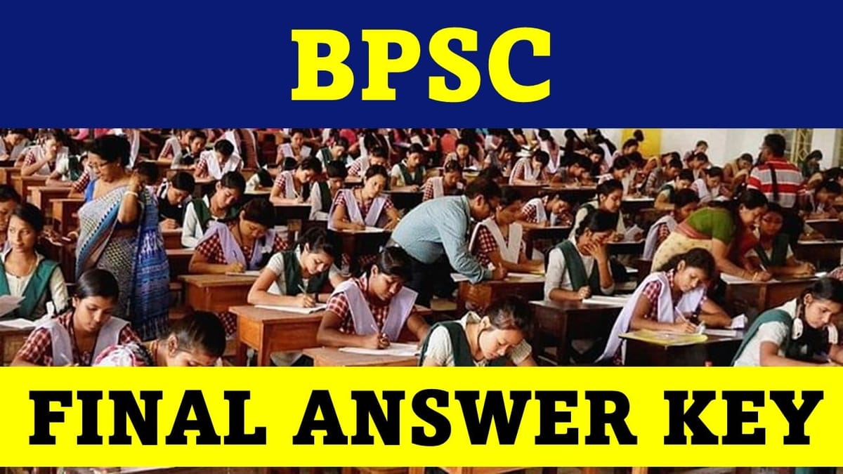 BPSC Final Answer Key: Bihar 68th Preliminary Exam Final Answer Key Published; Check Important Date and Updates