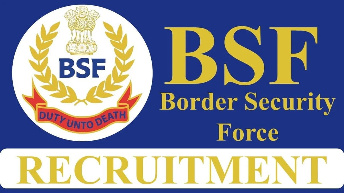 BSF Recruitment 2023 for 94 Vacancies: Monthly Salary upto 112400, Check Posts, Eligibility, Other Details