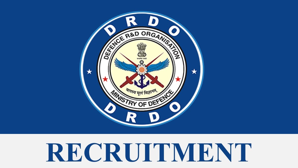 DRDO Recruitment 2023: Check Post, Qualification, Eligibility and Other Details