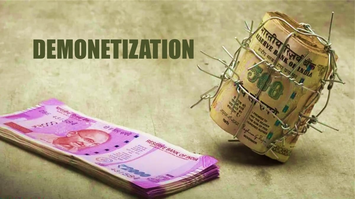 Demonetization led to detection of black money, increase in tax collection and widening of tax base
