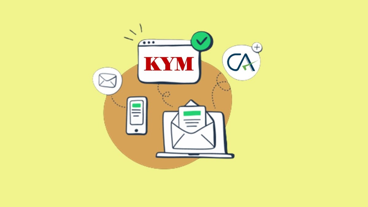 Filling “Know Your Member (KYM)” by ICAI