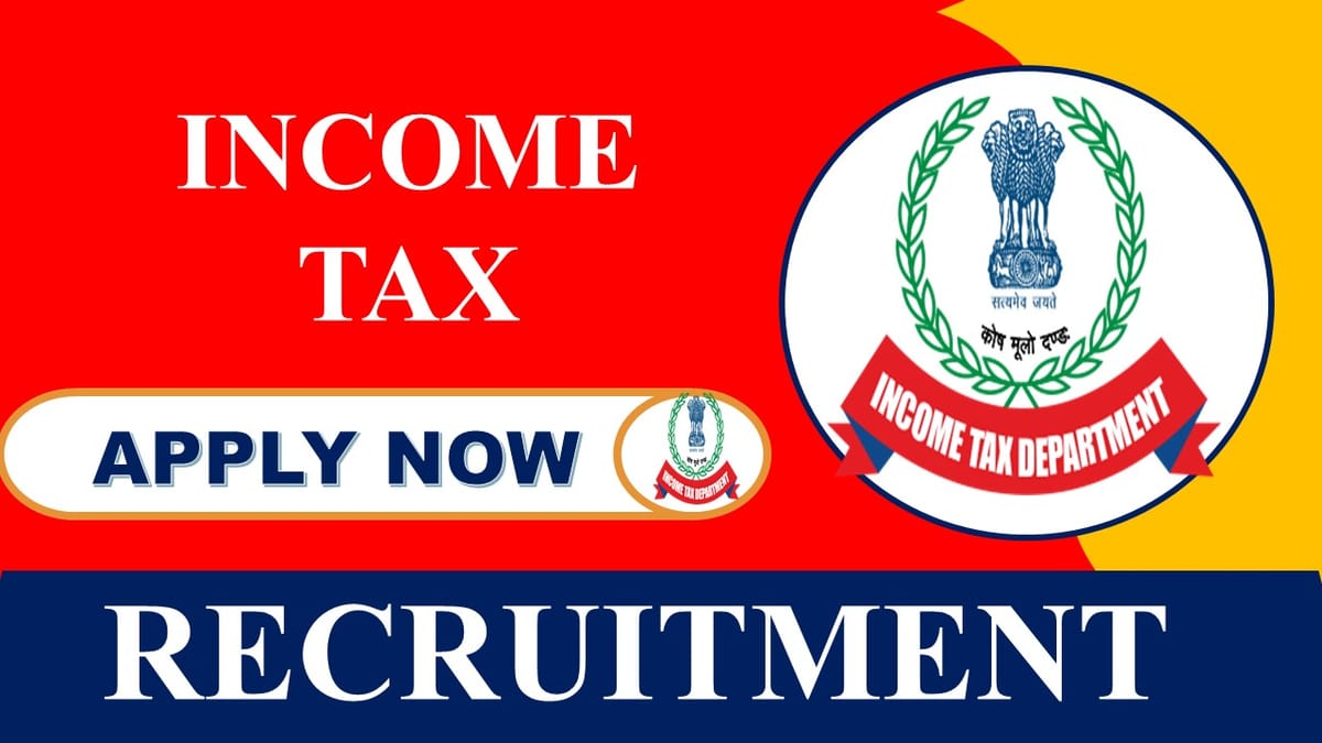 Income Tax Department Co-operative Bank Recruitment 2023: Check Posts, Age, Qualification and How to Apply
