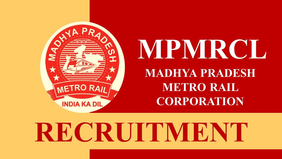 MPMRCL Recruitment 2023: Check Post, Eligibility, Pay Scale and Other Vital Details